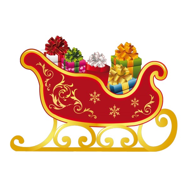 clipart gratuit traineau pere noel - photo #2