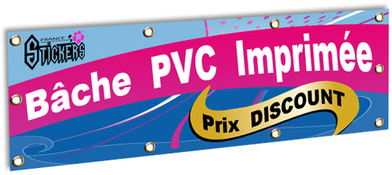 Bache Publicitaire PVC Personnalisé A Prix DISCOUNT !