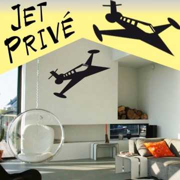 Stickers Jet Privé