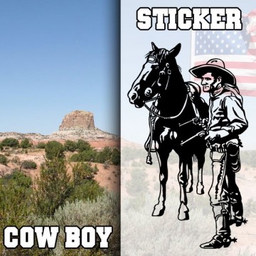 Stickers Cowboy