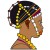 Stickers Femme Africaine 6 