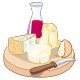 Stickers fromage 