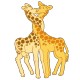 stickers Girafe