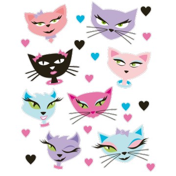 stickers Frimousse de Chats