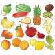 stickers Fruits 
