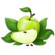 Stickers Pomme verte