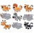 stickers Animaux Savane 