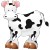 stickers Autocollant Vache 