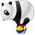 Stickers Panda 5