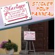 Stickers Mariage Panneau Signalisation Personnalisé