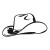 Stickers Chapeau de Cowboy 