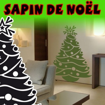 stickers Sapin de Noël 