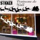 Stickers Traineau du Père Noël 