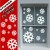 stickers Flocons de Neige de Noël en planche 1