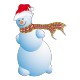 Stickers Bonhomme de neige 