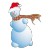Stickers Bonhomme de neige 