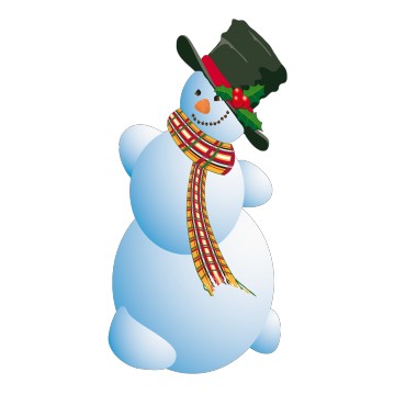 Stickers Bonhomme de neige 7