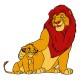 stickers Le Roi Lion