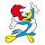 Stickers Woody Woodpecker