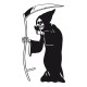 Stickers Diable Skull ds2