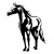 Stickers Cheval Texan 3