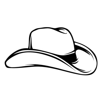 Sticker Chapeau de Cowboy 2