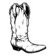 Sticker Botte de Cowboy 2