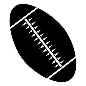 Stickers Ballon de Rugby