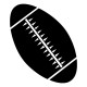 Stickers Ballon de Rugby