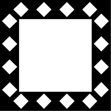 Stickers Cadre 10