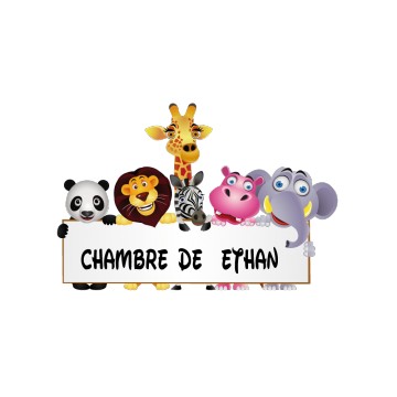 stickers Porte Animaux personnalisé 