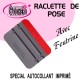 Raclette de pose grise avec Feutrine pour Stickers et Autocollants