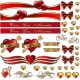 Stickers Autocollants Kit Voiture Mariage Luxe Version. Full