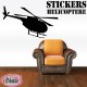 Stickers Autocollants Hélicoptère 3