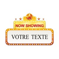 Stickers Pancarte Cinéma