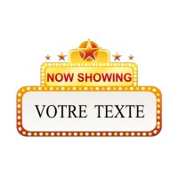 Stickers Pancarte Cinéma