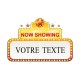 Stickers Cinéma Pancarte