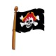 sticker Pirate et Drapeau 2