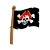 sticker Pirate et Drapeau 2