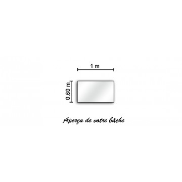 Banderole - Bâche Eco PVC 0.60M de Haut