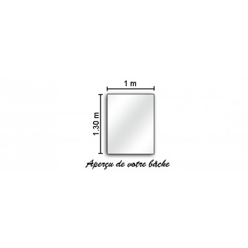 Banderole - Bâche Premium PVC 1.3M de Haut