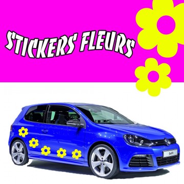 Stickers Tuning Fleurs par 10 stfl2