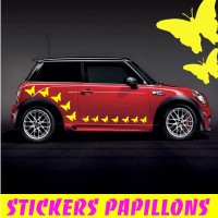 30 Stickers Tuning Papillons