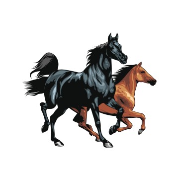 stickers Cheval 