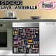 Stickers Lave Vaisselle africain 1