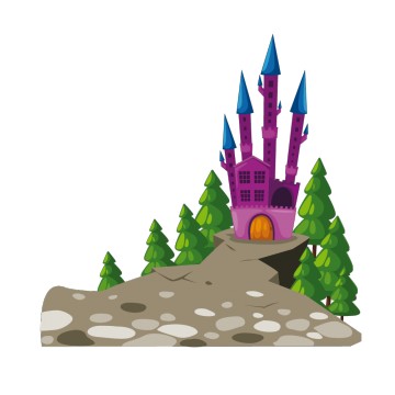Stickers Château Princesse 