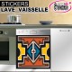 Stickers Lave Vaisselle africain 1