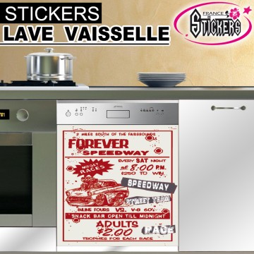 Stickers Lave Vaisselle Vintage 