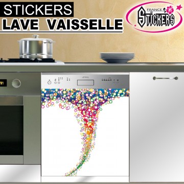 Stickers Lave Vaisselle Bulle de savon