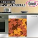 Stickers Lave Vaisselle Feuille d'Automne